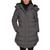 商品Calvin Klein | Women's Faux-Fur-Trim Hooded Puffer Coat, Created for Macy's颜色Titanium