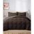 商品第1个颜色Coffee, Dark Gray, UNIKOME | Lightweight Quilted Reversible Down Alternative Comforter Set, 3 Piece