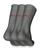 Hugo Boss | Cotton Blend Logo Dress Socks, Pack of 3, 颜色Medium Grey