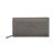 Mancini Leather Goods | Women's Basket Weave Collection RFID Secure Clutch Wallet, 颜色Gray