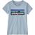 Patagonia | P-6 Logo T-Shirt - Girls', 颜色Steam Blue