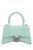 color Pastel light-blue, Balenciaga | Mint green leather XS Hourglass handbag Nd Balenciaga Donna