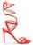 color CORAL, Stuart Weitzman | Soiree Suede Sandals