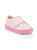 商品Fendi | Baby's Leather Grip-Tape 3D Logo Sneakers颜色PINK