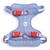 颜色: periwinkle, THE LICKER STORE | Arlo Large Adjustable Soft Padded No Pull Pet Harness with 3 Buckles and 3 Leash Clips