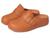 商品FitFlop | Shuv Buckle-Strap Leather Clogs颜色Light Tan