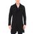 color Black, RON TOMSON | Modern Longline Zippered Cardigan
