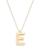 颜色: E, Bloomingdale's | Helium Initial Pendant Necklace in 14K Gold, 16"-18"