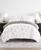 颜色: Light Gray Foral, IENJOY HOME | Utra Soft Reversible 3-Pc. Duvet Cover Set