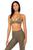 商品第1个颜色Hot Cocoa, Alo | Faux Leather Airbrush Splendor Bra - Hot Cocoa