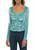 color Mineral Blue, Love, Fire | Women's Ruched Velvet Top