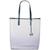 color Chambray/navy, Michael Kors | Signature The Michael Bag Clear Medium Tote