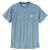 商品Carhartt | Carhartt Men's Force Relaxed Fit Midweight SS Pocket T-Shirt颜色Alpine Blue