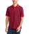 商品Nautica | Men's Classic Fit 100% Cotton Soft Short Sleeve Stripe Polo Shirt颜色Nautica Red