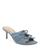 商品第1个颜色Montrose Blue, Sam Edelman | Women's Pia Square Toe Double Bow Mid Heel Sandals