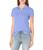 商品Nautica | Women's 5-Button Short Sleeve Cotton Polo Shirt颜色Deep Peri
