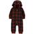 Carter's | Baby Boys Hooded Sherpa Fleece Zip-Up Jumpsuit, 颜色Navy/Red