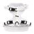 颜色: white, THE LICKER STORE | Arlo Large Adjustable Soft Padded No Pull Pet Harness with 3 Buckles and 3 Leash Clips