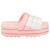 UGG | UGG Puft Slides - Women's, 颜色White/Pink