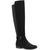 商品Style & Co | Style & Co. Womens Kimmball Faux Leather Stretch Over-The-Knee Boots颜色Black Micro