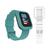 颜色: Green/White, iTouch | Unisex Flex Silicone Strap Smartwatch 38.2mm with Extra Bezel & Strap