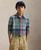 颜色: Green Red Multi, Ralph Lauren | Big Boys Plaid Brushed Cotton Oxford Shirt