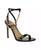 颜色: Black Patent, GUESS | Women's Miamy Open Toe Chain Detail Stiletto High Heel Sandals