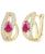 颜色: RUBY, Macy's | Emerald (5/8 ct. t.w.) and Diamond (1/3 ct. t.w.) Drop Earrings in 14K Gold (also in 14K White Gold Sapphire & 14K Gold Ruby)