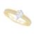 商品第2个颜色Yellow Gold, Macy's | Diamond Pear Engagement Ring (1-1/5 ct. t.w.) in 14k Gold