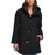 Tommy Hilfiger | Women's Hooded Button-Front Coat, Created for Macy's, 颜色Black