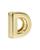 颜色: Gold - D, Moleskine | Initial Gold Plated Notebook Charm