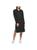 商品Calvin Klein | Womens Tie Waist Midi Shirtdress颜色black