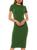 ALEXIA ADMOR | Quinn Sheath Midi Dress, 颜色SAGE