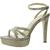 Jessica Simpson | Jessica Simpson Balina Women's Faux Suede Platform Ankle Wrap Dress Sandals, 颜色Gold