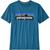 商品第6个颜色Wavy Blue, Patagonia | P-6 Logo T-Shirt - Kids'
