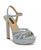 颜色: Light Blue Denim, Nine West | Women's Waser Strappy Platform Stiletto Sandals