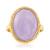 商品第2个颜色purple, Ross-Simons | Ross-Simons Lavender Jade Ring in 14kt Yellow Gold