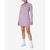 商品Marc New York by Andrew Marc | Women's Long Sleeve Quarter Zip Sweatshirt Dress颜色Amethyst