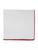 颜色: WHITE RED, Tina Chen Designs | Picot Edge 4-Piece Napkin Set
