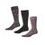 Memoi | Men's Novelty Rayon From Bamboo Blend 3 Pair Pack Socks, 颜色Touch-Charcoal-Black-Gray