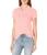 商品Nautica | Women's 5-Button Short Sleeve Cotton Polo Shirt颜色Aloha Pink