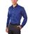 商品Van Heusen | Men's Dress Shirts Regular Fit Lux Sateen Stretch Solid颜色Blue Velvet