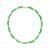 颜色: 18 in, Ross-Simons | Ross-Simons Curved Jade Necklace in 18kt Gold Over Sterling