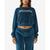 商品True Religion | Women's Velour Shrunken Sweatshirt颜色Reflecting Pond