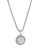 颜色: Q/Silver, David Yurman | Sterling Silver Cable Collectibles Initial Charm Necklace with Diamonds, 18"