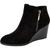 商品Style & Co | Style & Co. Womens Wynonaa Zipper Round Toe Wedge Boots颜色Black Micro