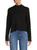 颜色: BLACK, DKNY | Mock Neck High-Low Sweater