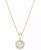 颜色: Opal, Macy's | Lab-Grown Blue Sapphire (5/8 ct. t.w.) & Lab-Grown White Sapphire (1/3 ct. t.w.) Halo 18" Pendant Necklace in 14k Gold (Also in Citrine & Lab-Grown Opal)