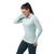 商品SmartWool | Smartwool Women's Classic Thermal Merino Base Layer 1/4 Zip颜色Bleached Aqua Heather