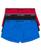 颜色: Red/Black/Skydiver Blue, 2(x)ist | Men's Cotton Stretch 3 Pack No-Show Trunk